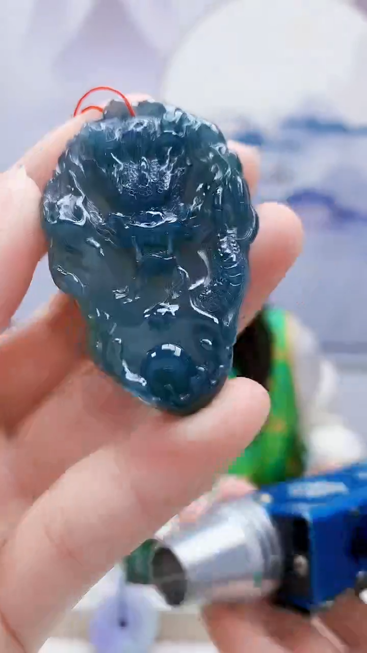 未镶嵌定制翡翠4852ry-毛货挂件127