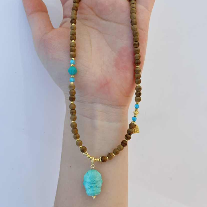 增香沉香木 “青山”增香沉香木项链