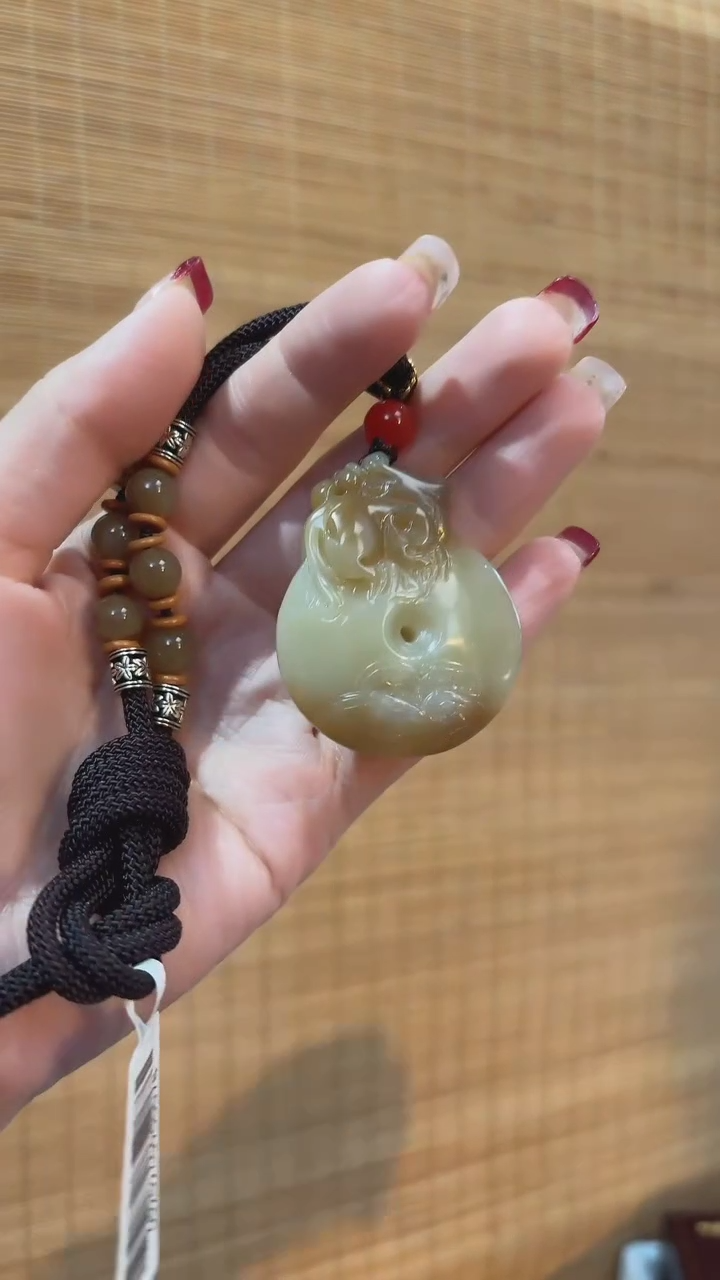 【闪购商品】和田玉吊坠未镶嵌貔貅平安扣