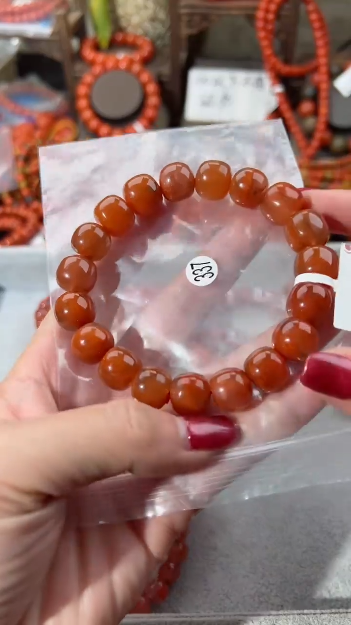 【闪购商品】南红玛瑙手串未镶嵌12+