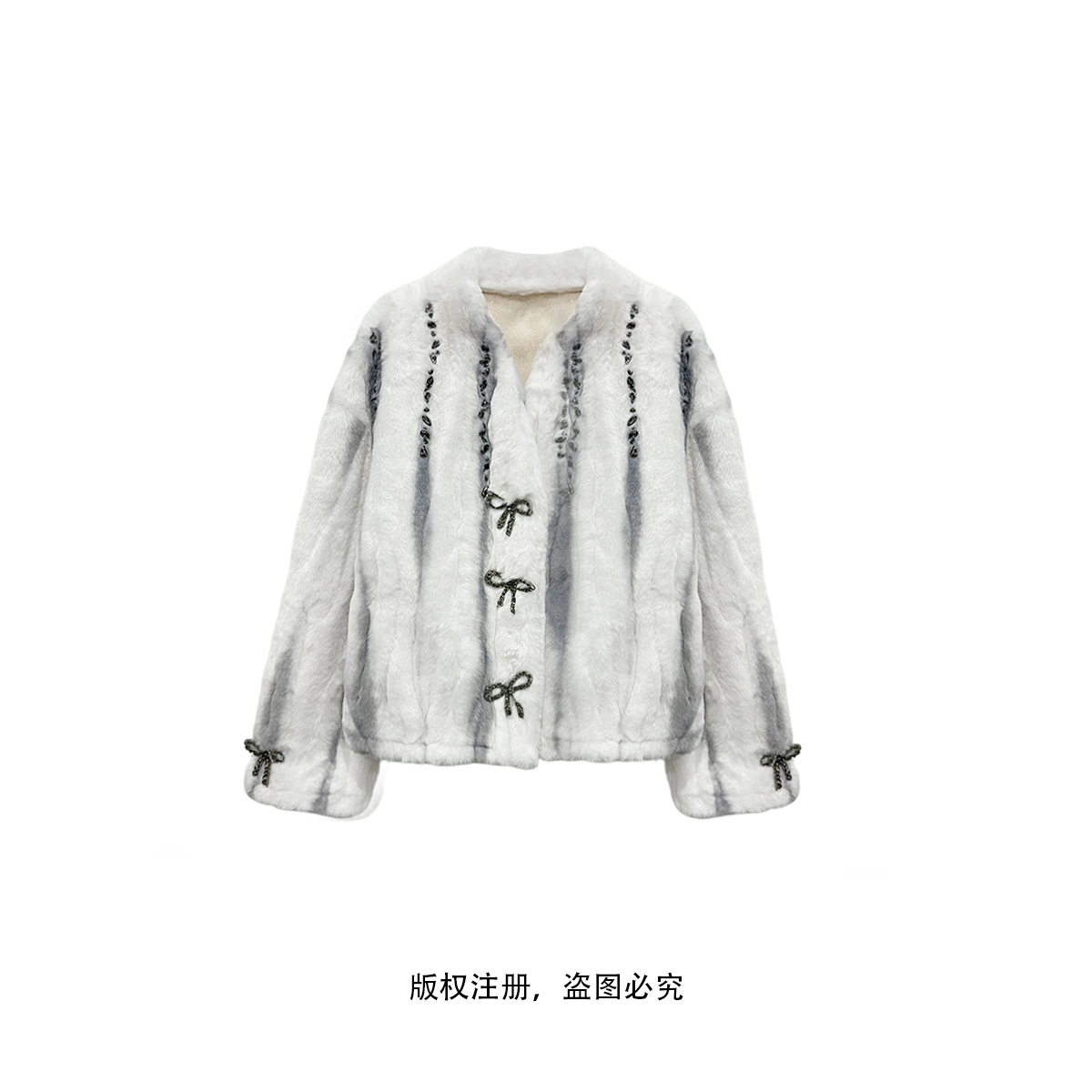 【COCOLOYIS】直下摆短长袖秋季小香风时尚冬季外套25012032