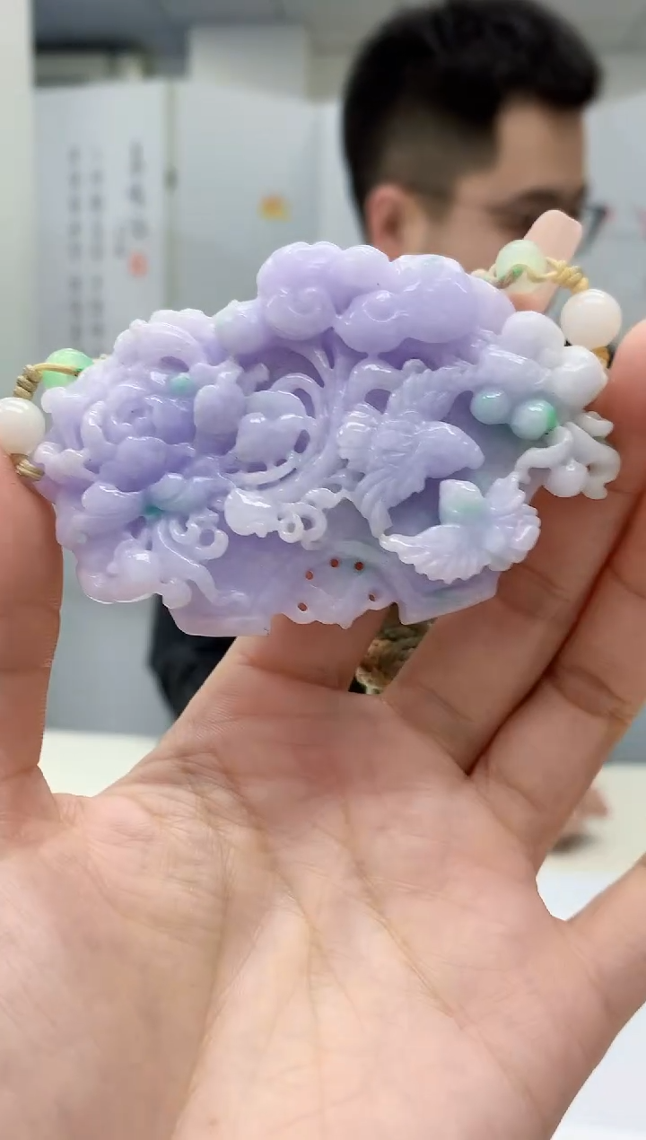 【闪购商品】定制翡翠未镶嵌5153lr-毛货挂件31