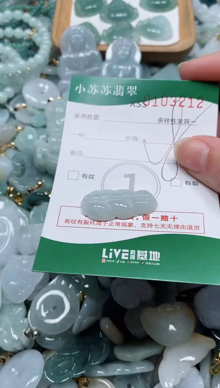 【闪购商品】翡翠颈饰未镶嵌闪购商品0103212