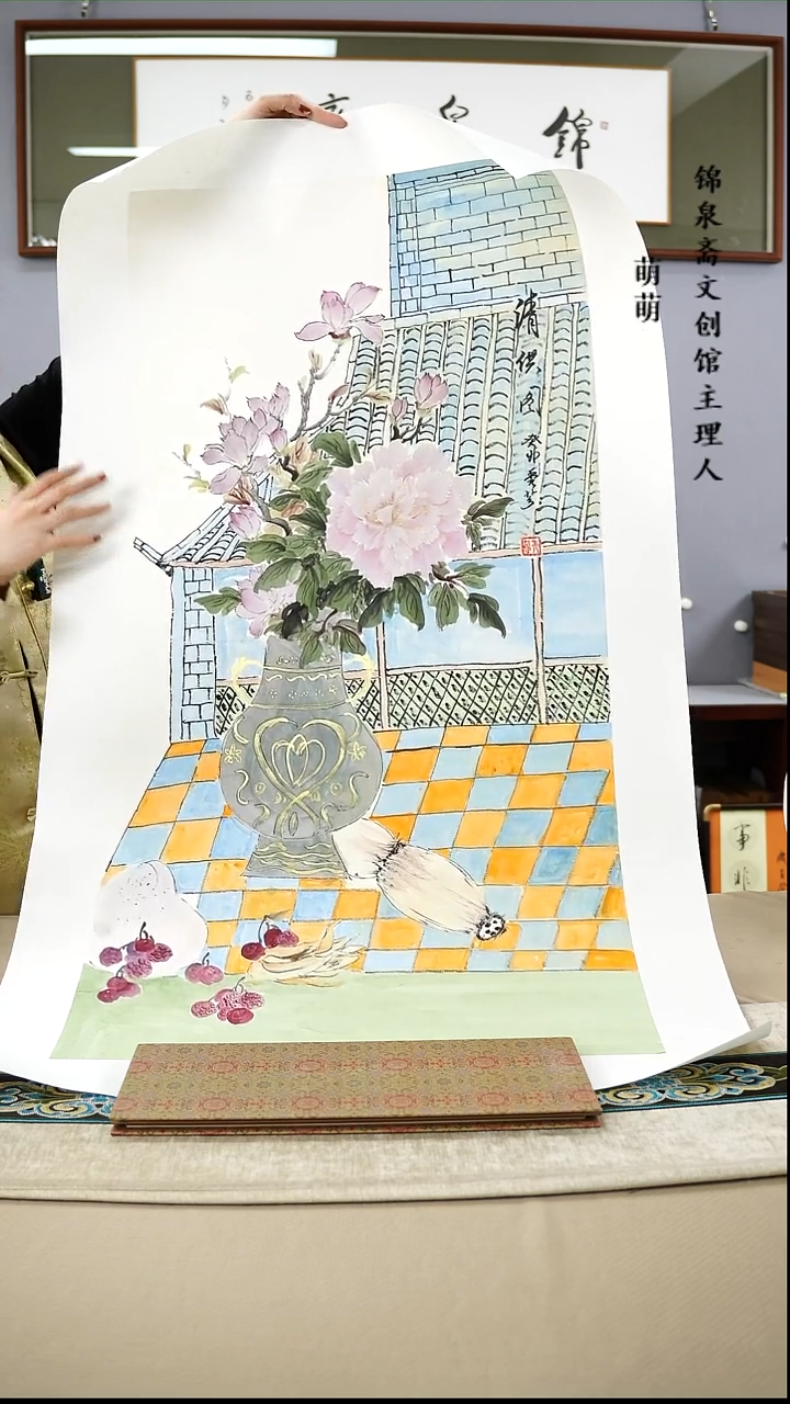 【闪购商品】国画50*100冀老师国画软片手绘作品