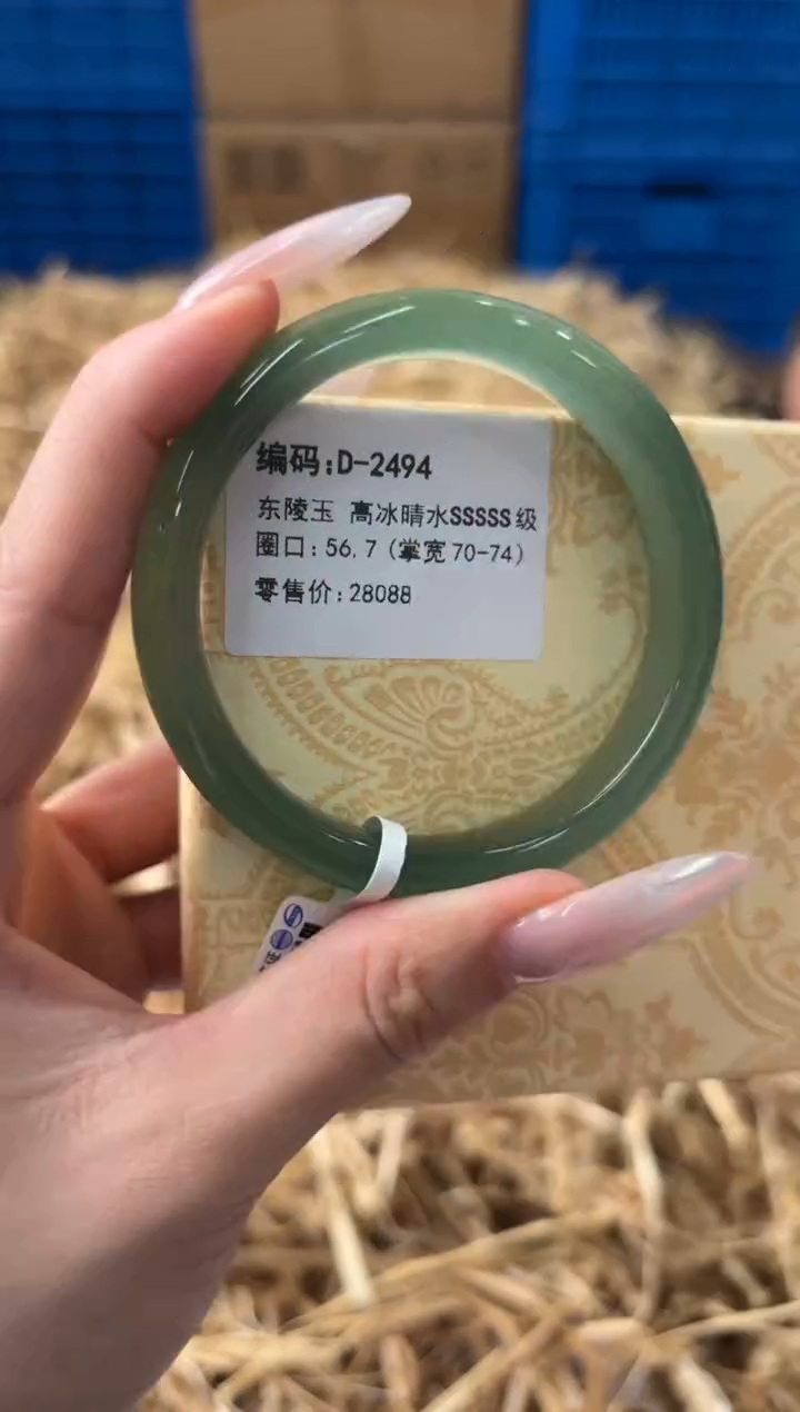 未镶嵌手镯石英质玉D-2494