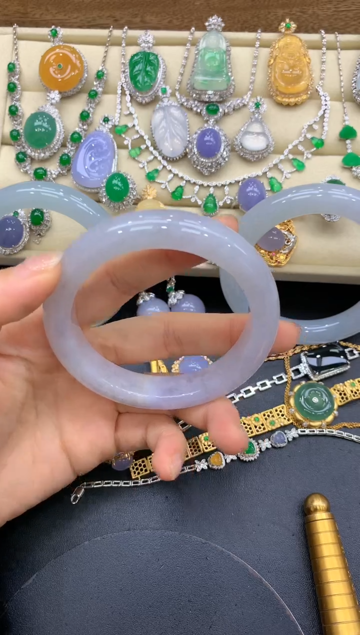 【闪购商品】翡翠手镯未镶嵌66-中国好珍宝1