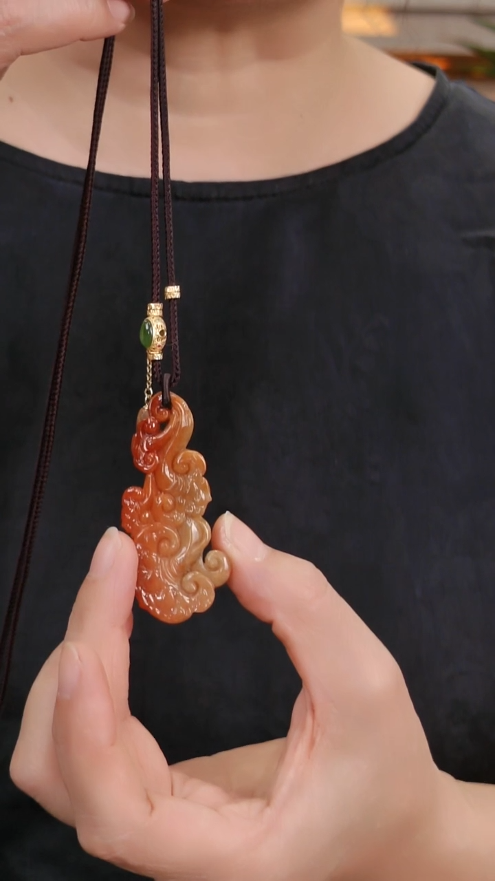 颈饰未镶嵌翡翠国风