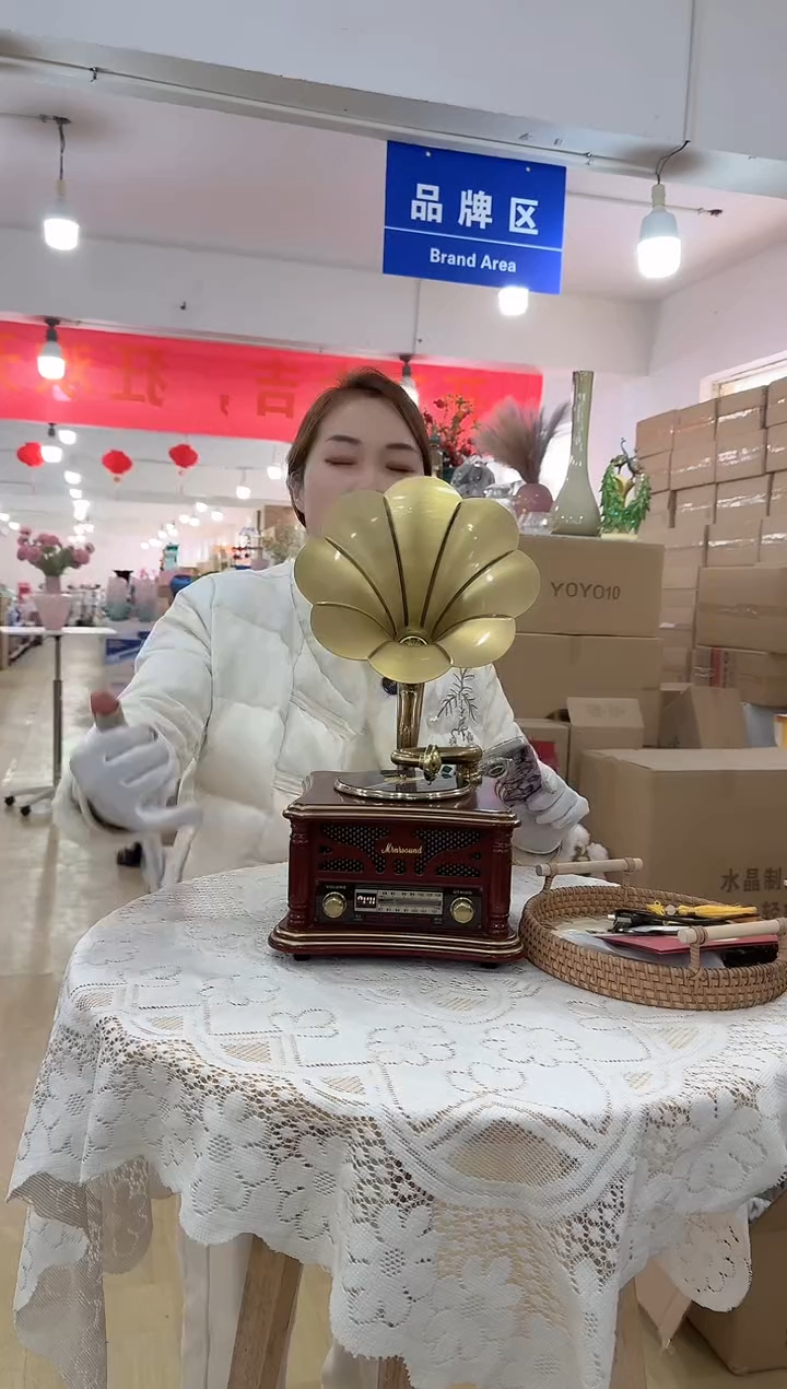 【闪购商品】琉璃迪喜花器-d-早36