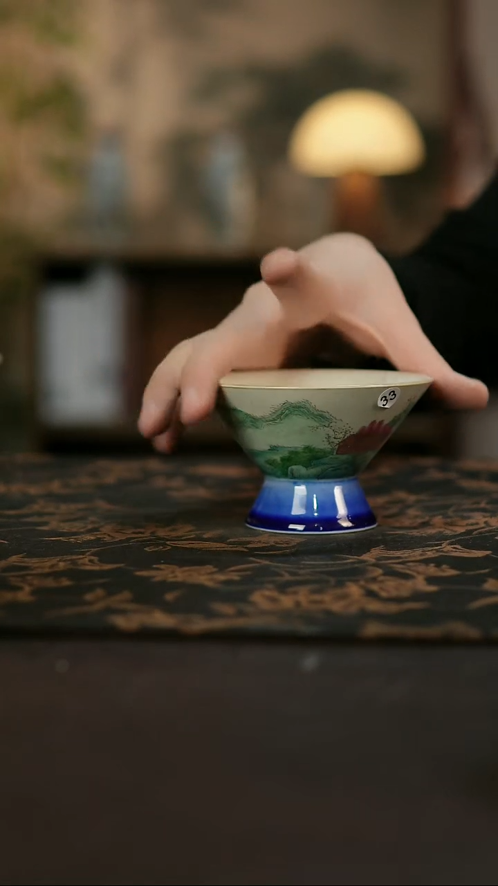 景德镇陶瓷杯碗柴烧多人