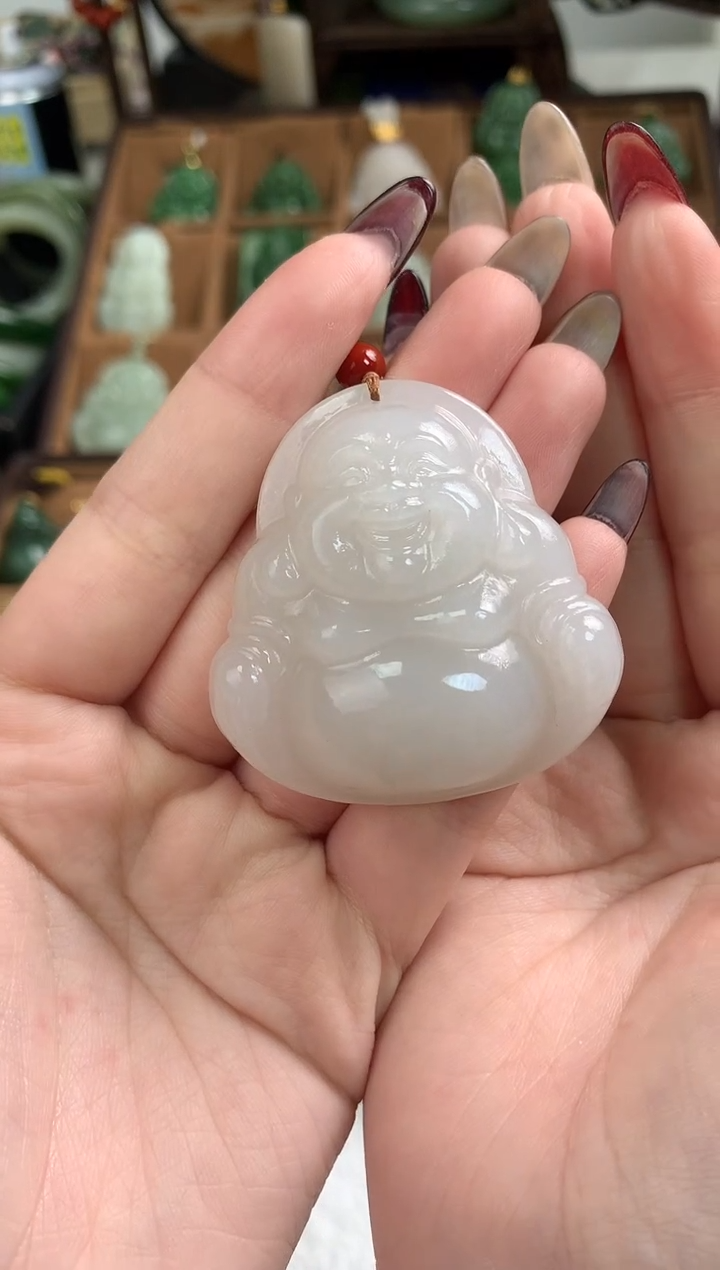 【闪购商品】和田玉颈饰未镶嵌吊坠50mm