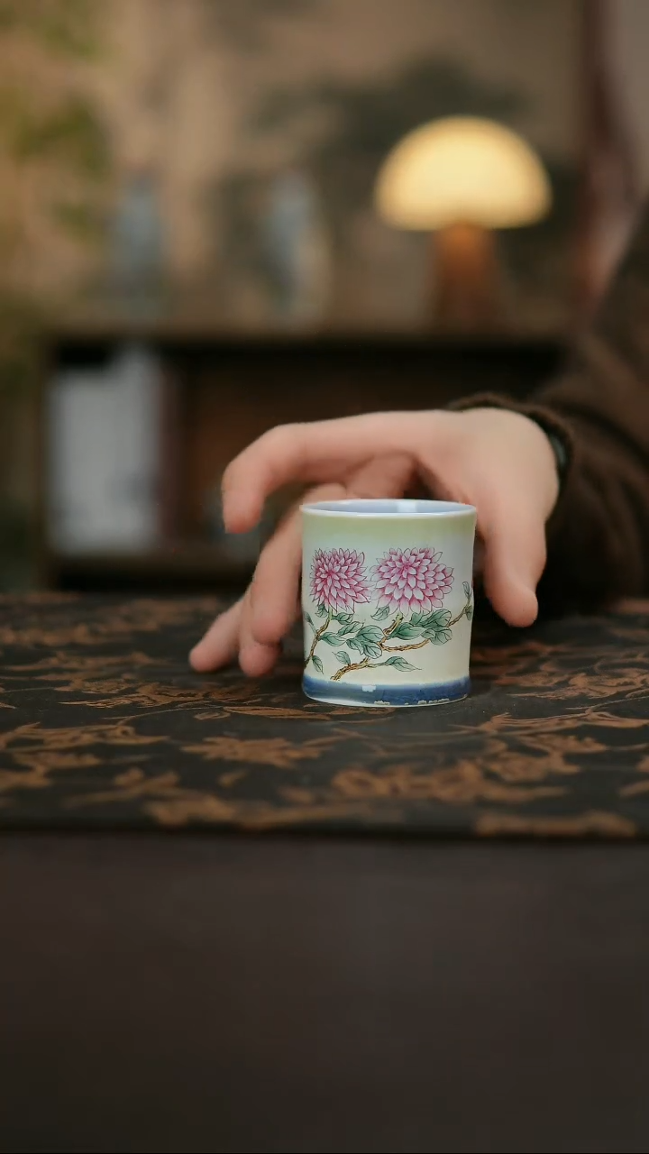 景德镇陶瓷杯碗柴烧多人