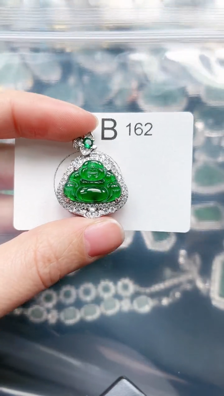 【闪购商品】翡翠颈饰未镶嵌162赠皮绳