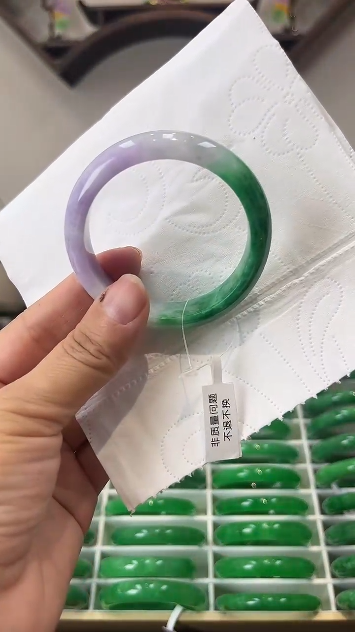 【闪购商品】砖雕 闪75 圈口51.7 独货手镯