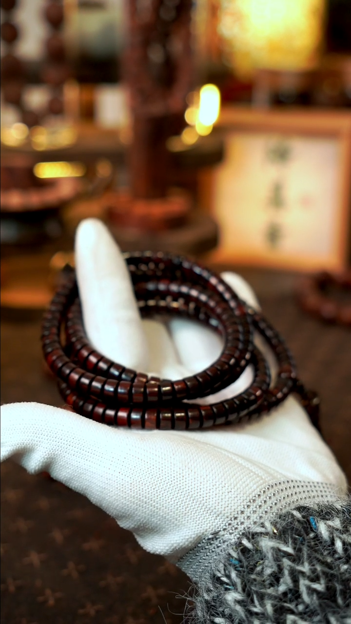 木木海南红降香精品4*7脖链