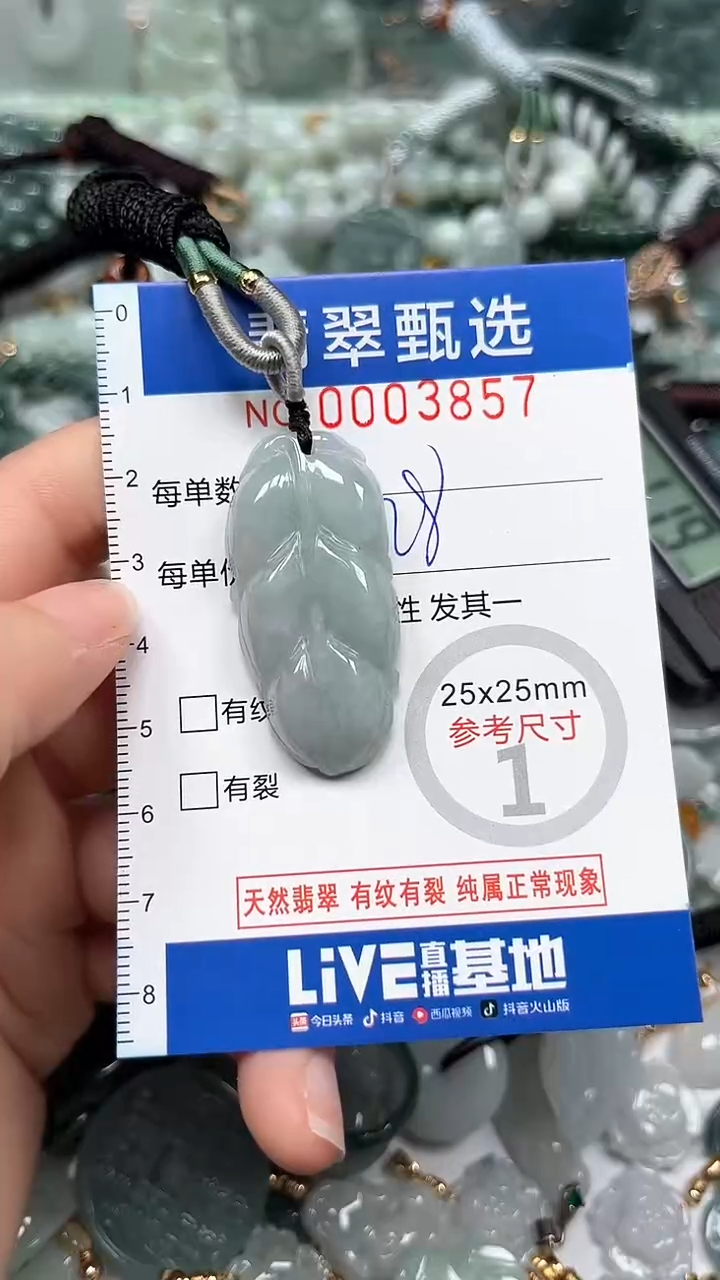 【闪购商品】翡翠颈饰未镶嵌00..3857