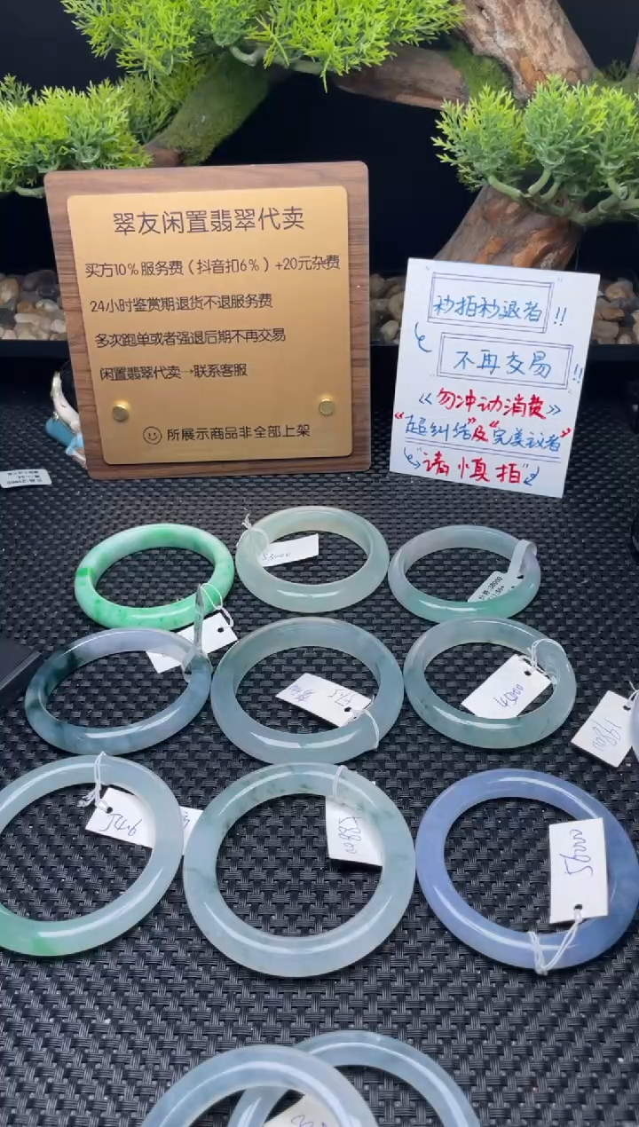 未镶嵌手镯翡翠手镯
