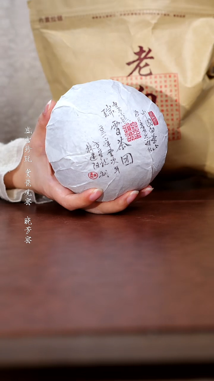 陶瓷方守龙-2022年瑞雪茶团/300g