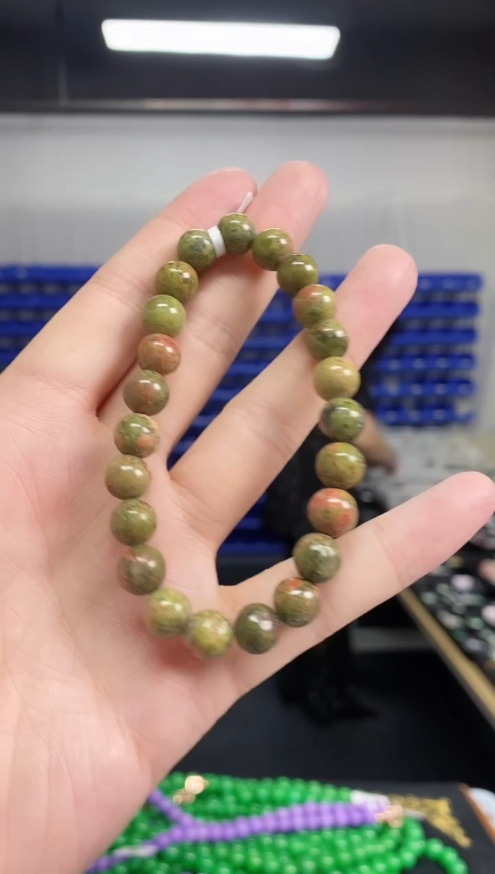 玛瑙/玉髓手串未镶嵌闪购链接 多样性发其一颜色微差