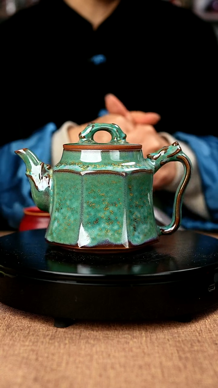 【闪购商品】978#一级品原矿钧瓷炉钧釉龙尊壶