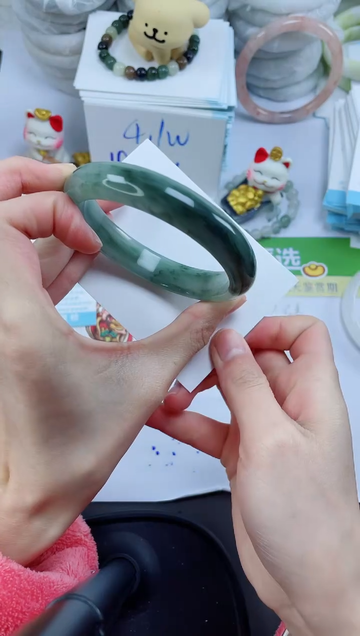 【闪购商品】石英质玉手镯未镶嵌3164-60.8