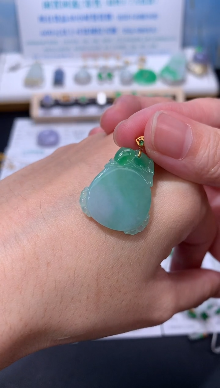 定制翡翠18K金镶嵌模式推广期48小时鉴赏期