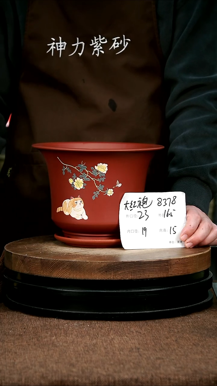 紫砂花盆花卉园艺8378+z