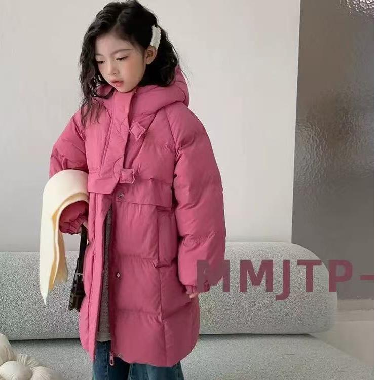 【小星河】【现】女童韩版中大童时尚公主范羽绒服冬款羽绒服外套
