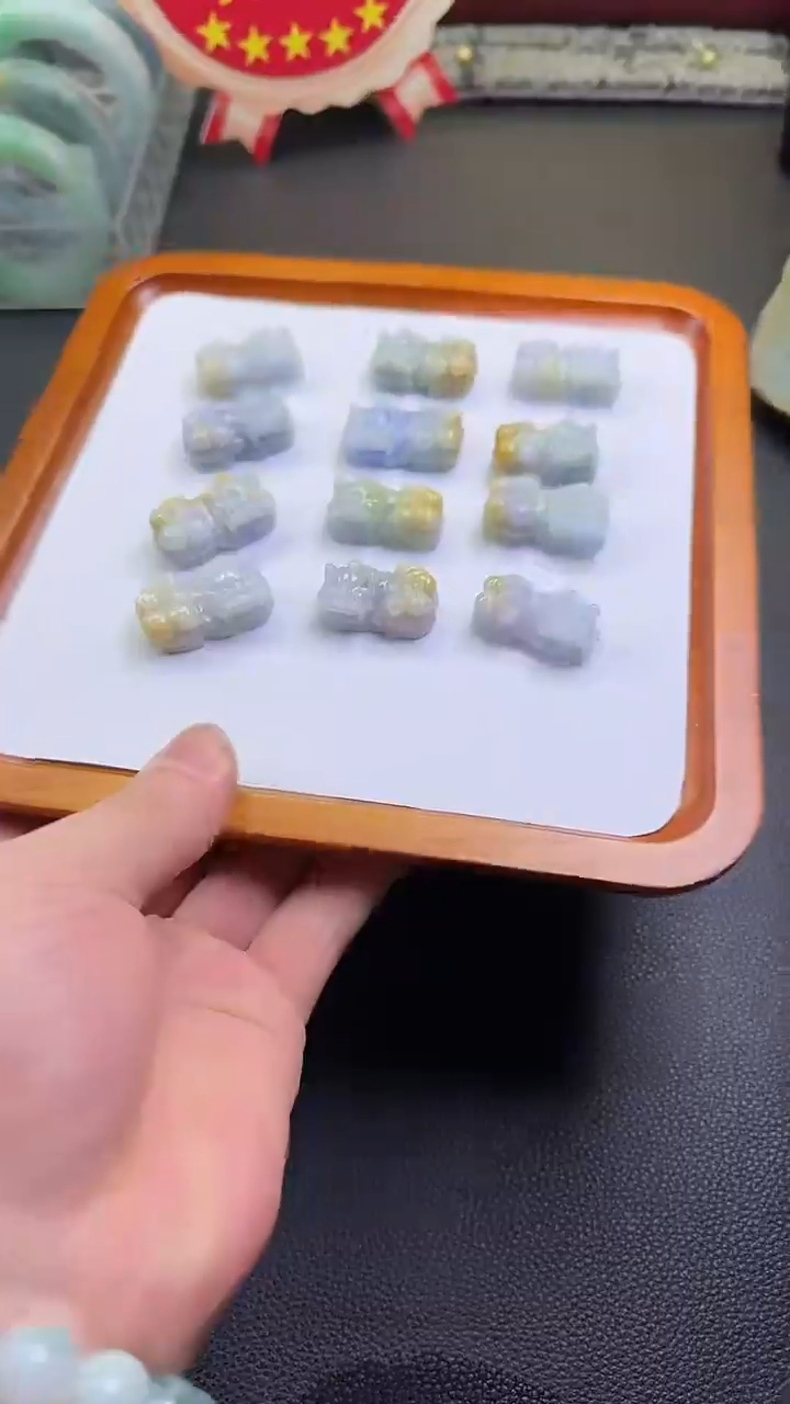 颈饰未镶嵌翡翠貔貅多样性发一件