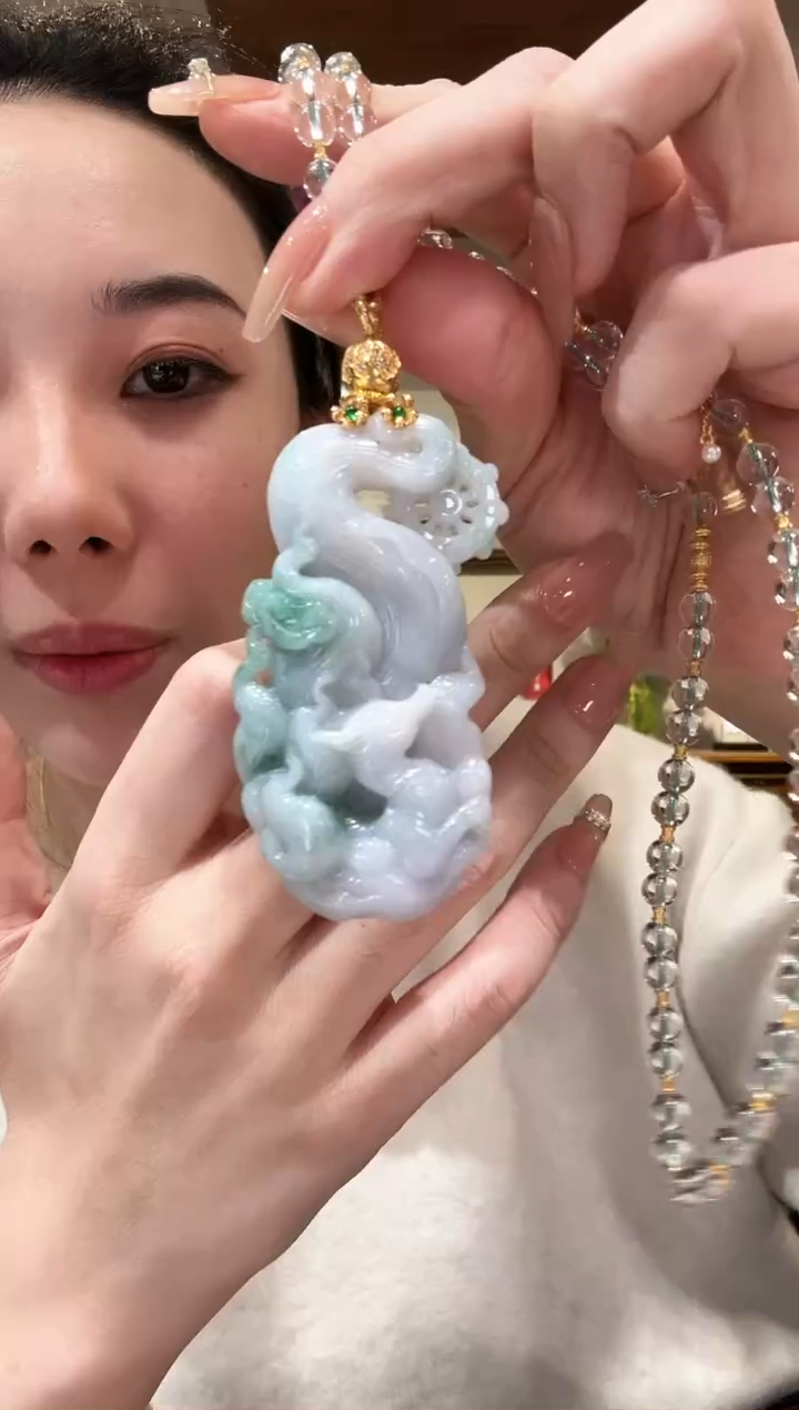 【闪购商品】翡翠颈饰未镶嵌国风