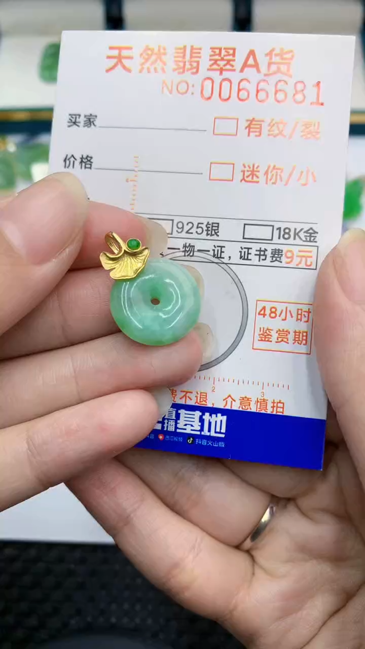 【闪购商品】翡翠颈饰银S925镶嵌            8