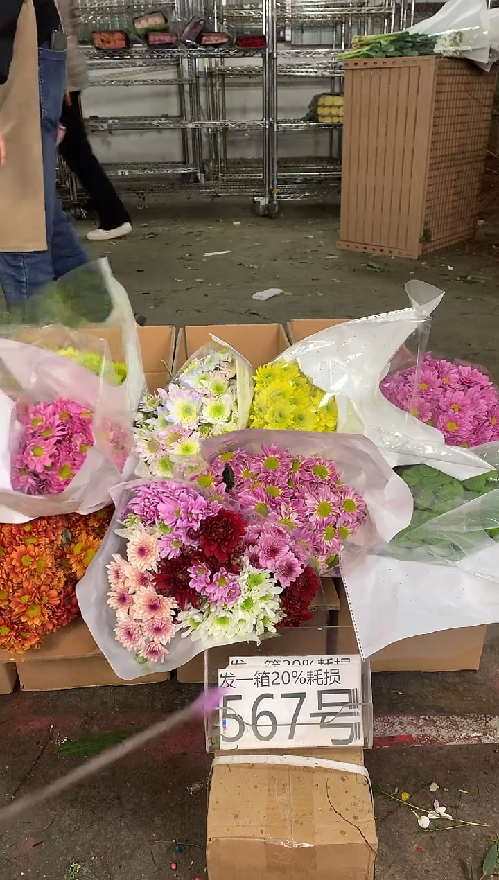 567号♥中通不指定随机颜色含20%耗损发一箱鲜花