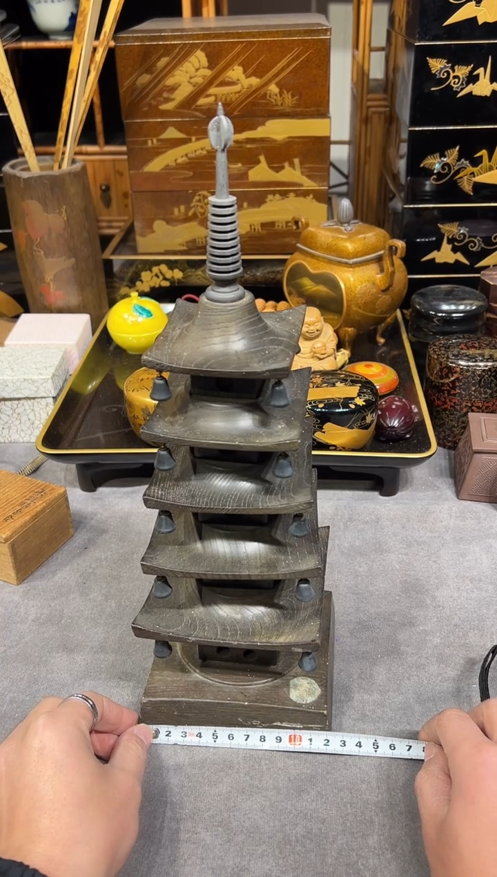 佛塔摆件 大漆漆器大漆漆器