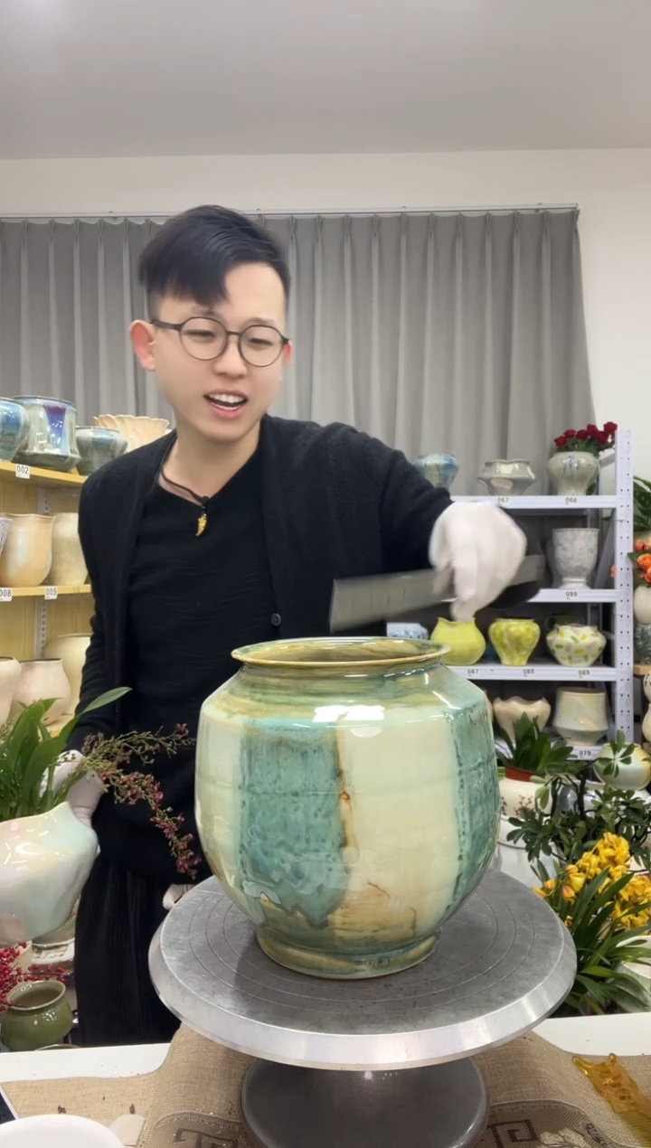 12.25陶瓷花盆直播链接高. 21    口13