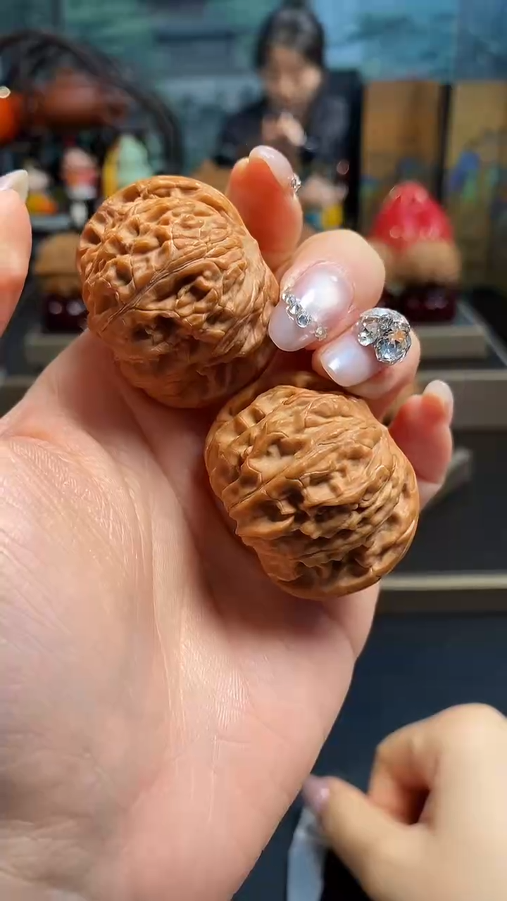 【闪购商品】文玩核桃吊坠F54磨盘39