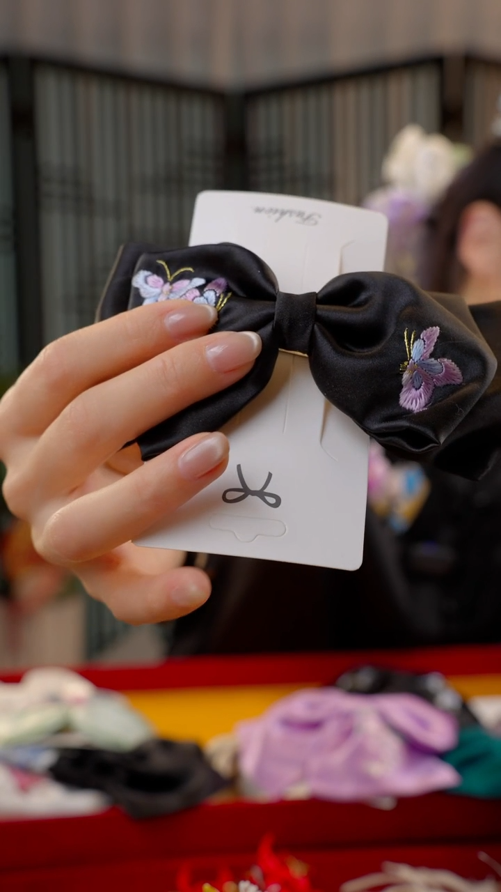 刺绣?****?非遗绒花手工饰品