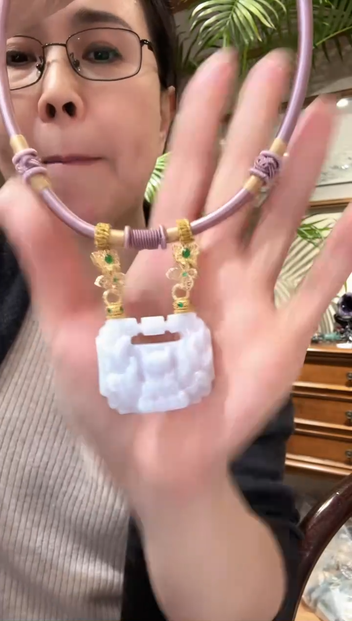 【闪购商品】翡翠颈饰未镶嵌国风