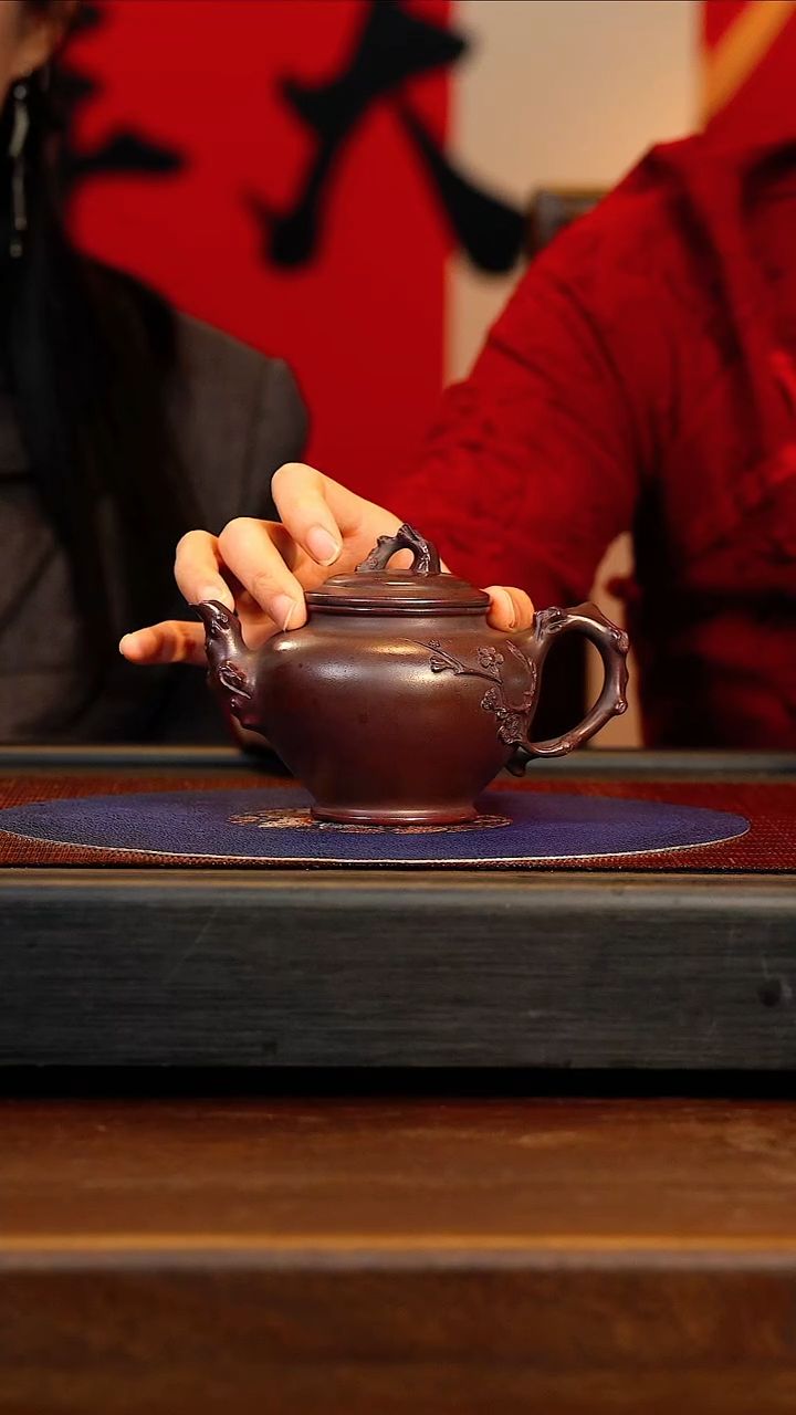 【闪购商品】紫砂茶壶CH 乌金砂 报春