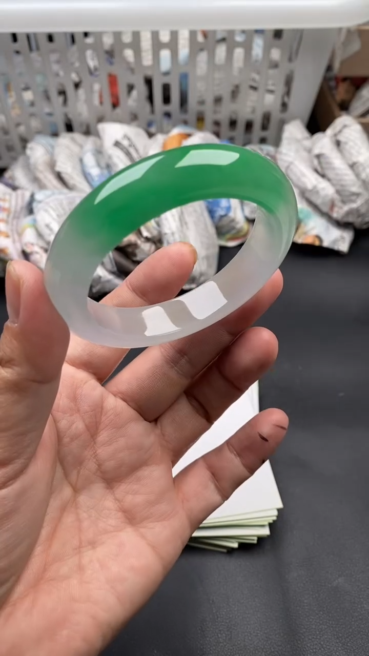 翠生源手镯吊坠手链85