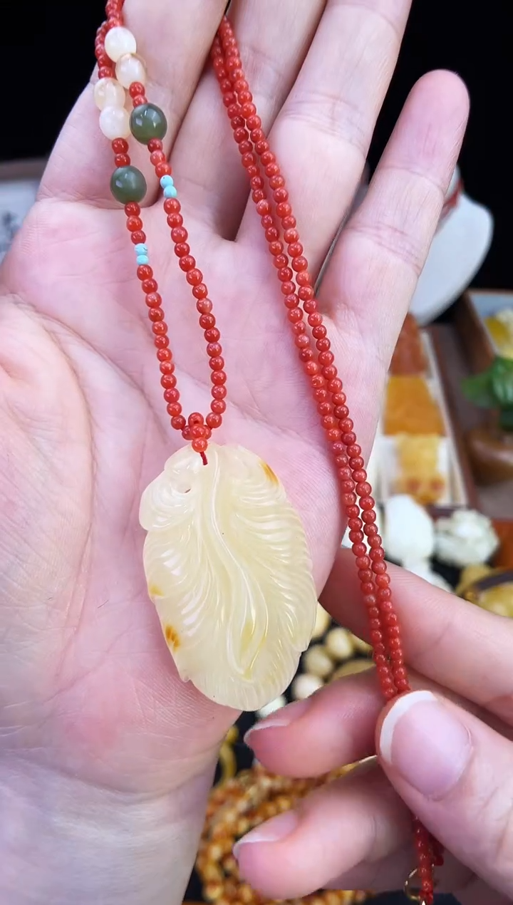 琥珀未镶嵌珠宝奇石柒月