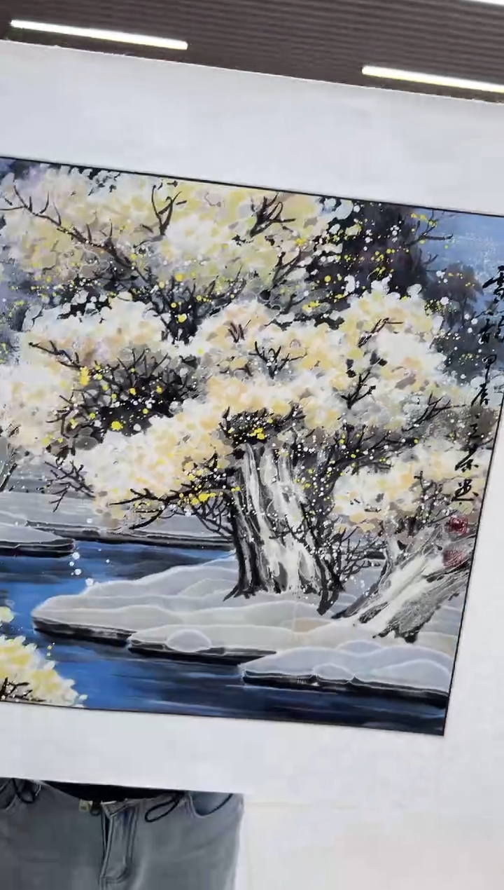 国画刘立荣亲笔绘画手绘作品D8