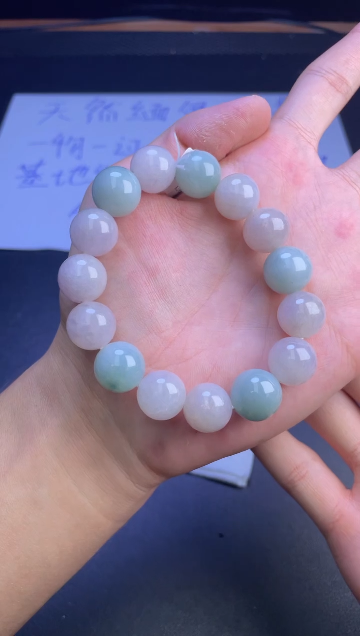 未镶嵌定制翡翠珠串卡14