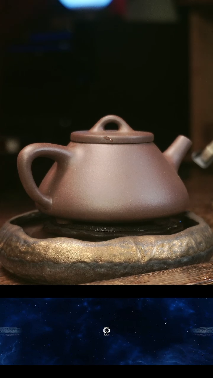 【闪购商品】紫砂茶壶紫泥子冶石瓢-CK