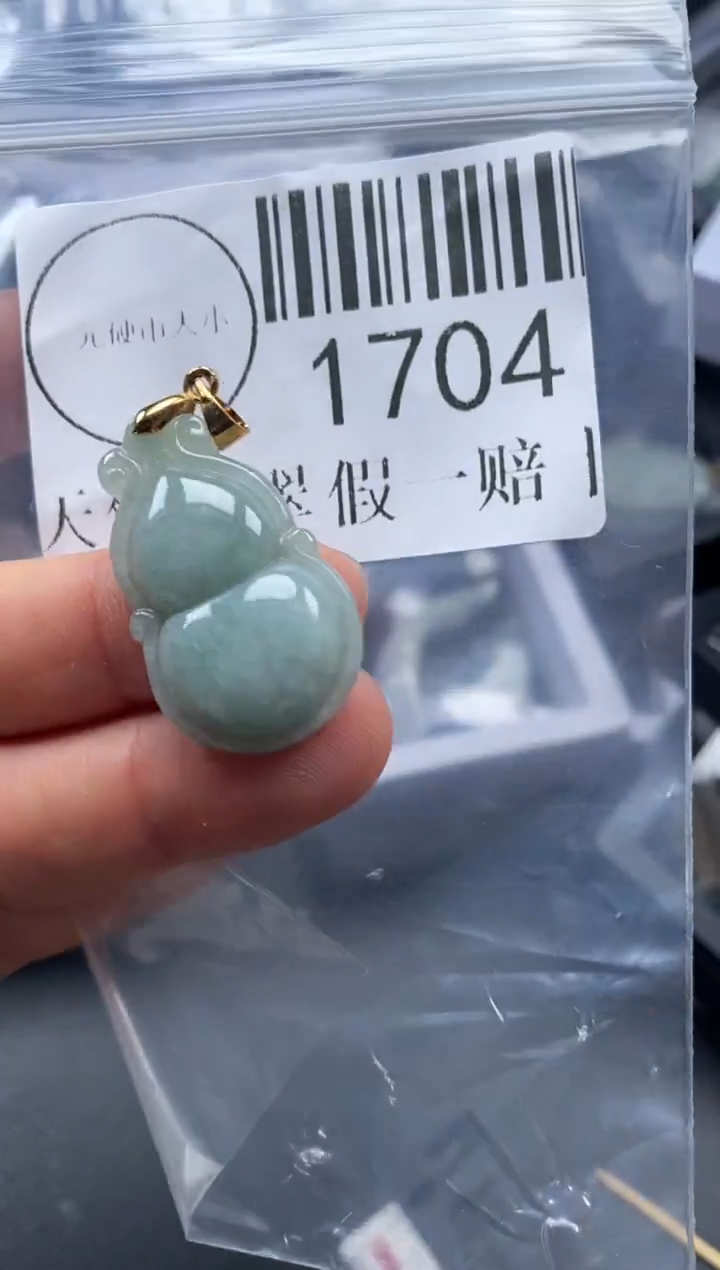 吊坠(不含链)未镶嵌翡翠1704