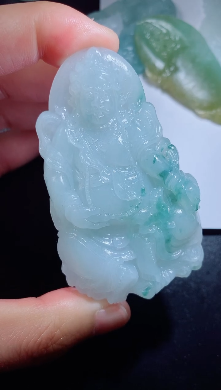 【闪购商品】定制翡翠未镶嵌毛货不支持退换付款后联系客服确认抛光