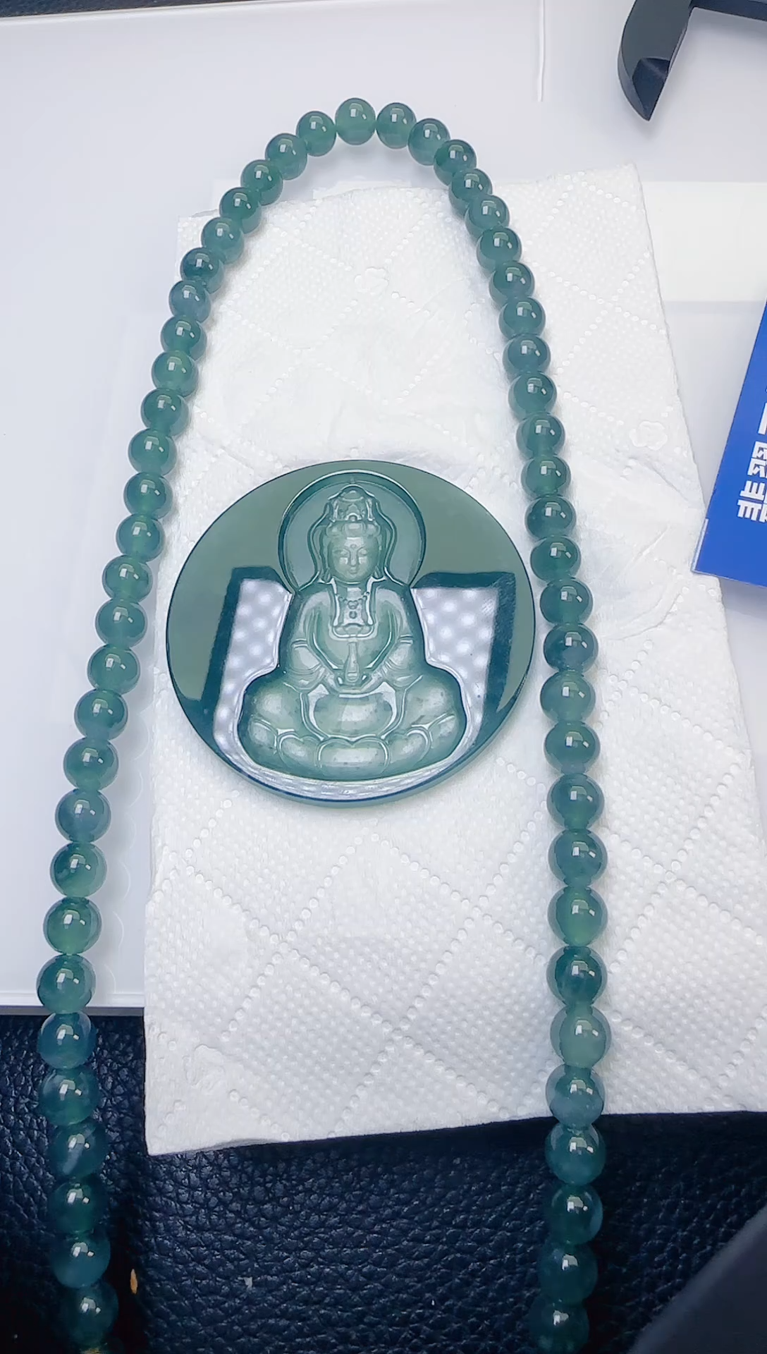 颈饰未镶嵌翡翠天然A货翡翠  多样性随机发其一