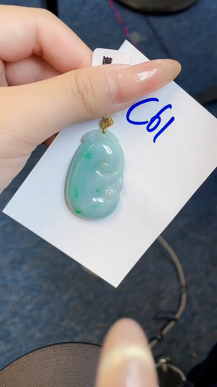 【闪购商品】翡翠颈饰18K金镶嵌00000000