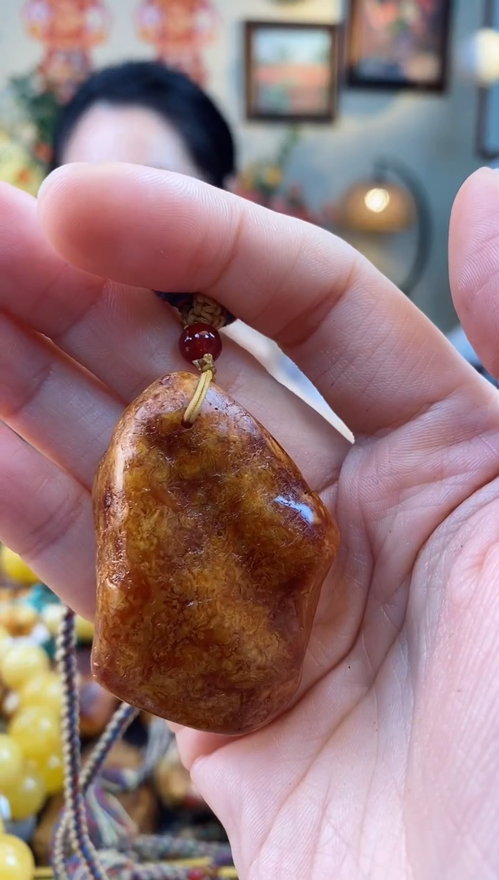 【闪购商品】琥珀颈饰未镶嵌吊坠