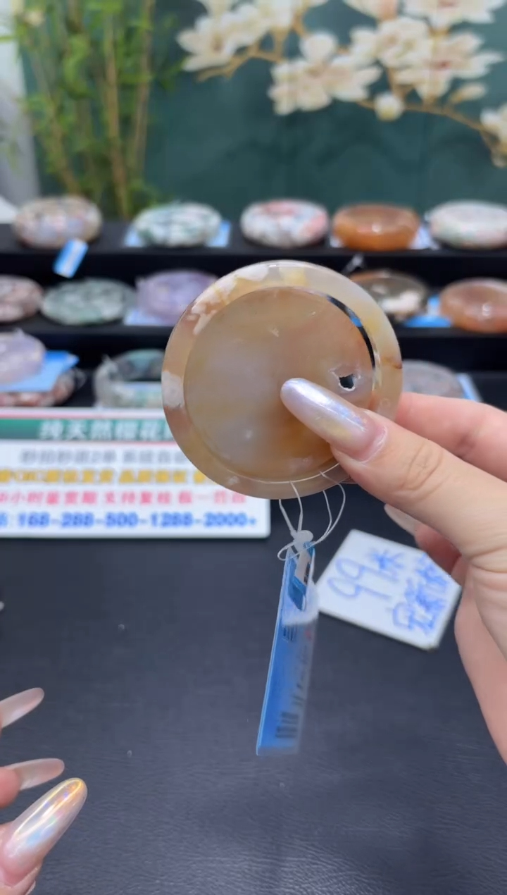 【闪购商品】石英质玉未镶嵌手镯A1085(55圈赠送镯心)