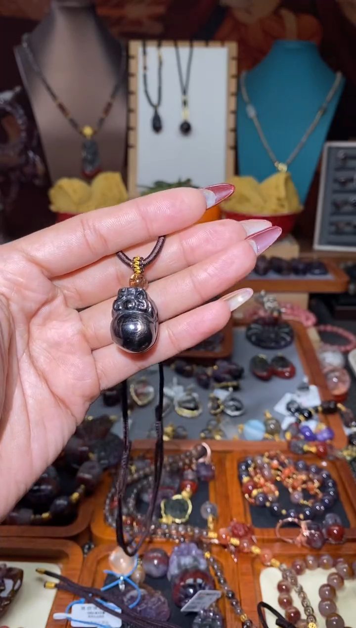 【闪购商品】辉石吊坠未镶嵌金运石貔貅