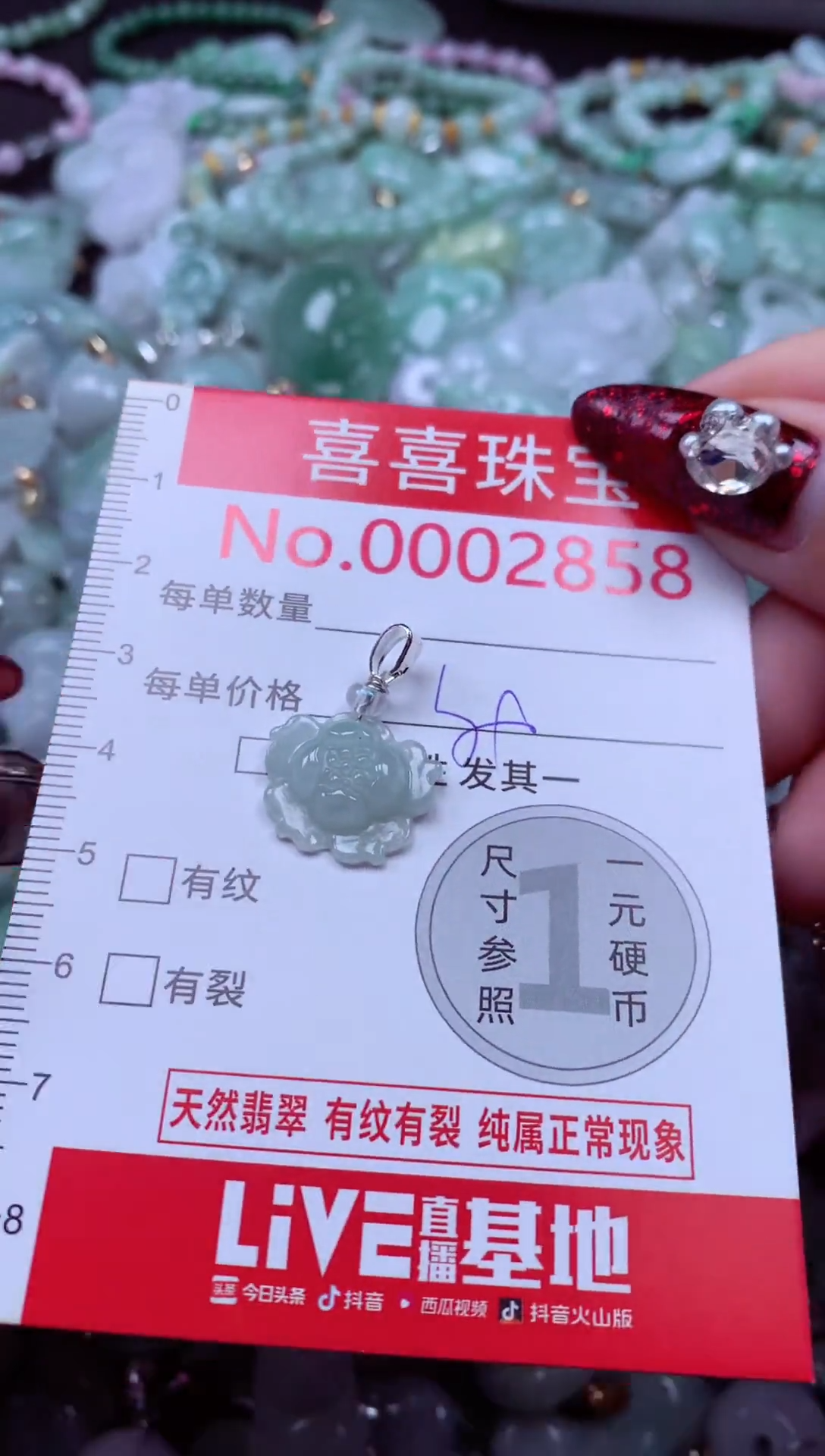 颈饰未镶嵌翡翠2858